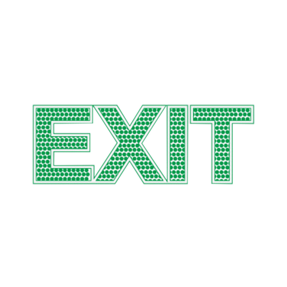 Glow in Dark Exit Wall Sticker - Emergency Exit Sign review and price